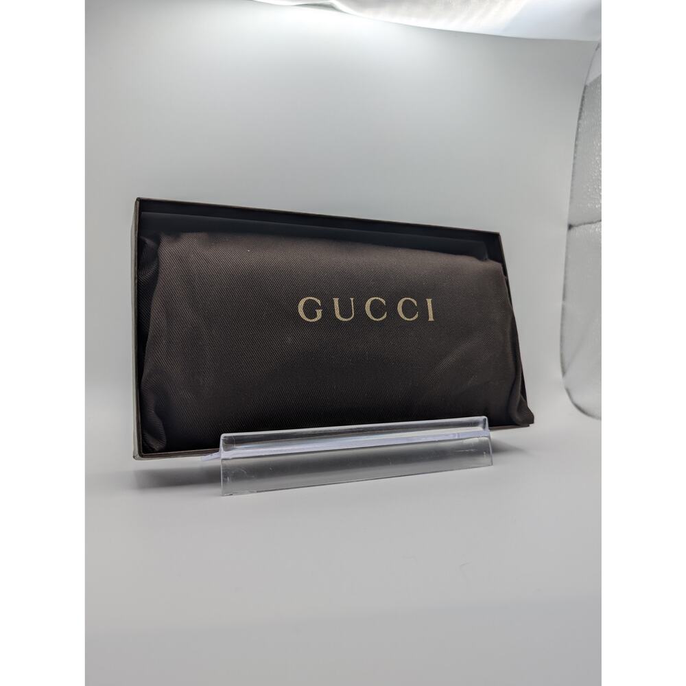 Auth Gucci Implement Black Canvas & Leather Walle… - image 3